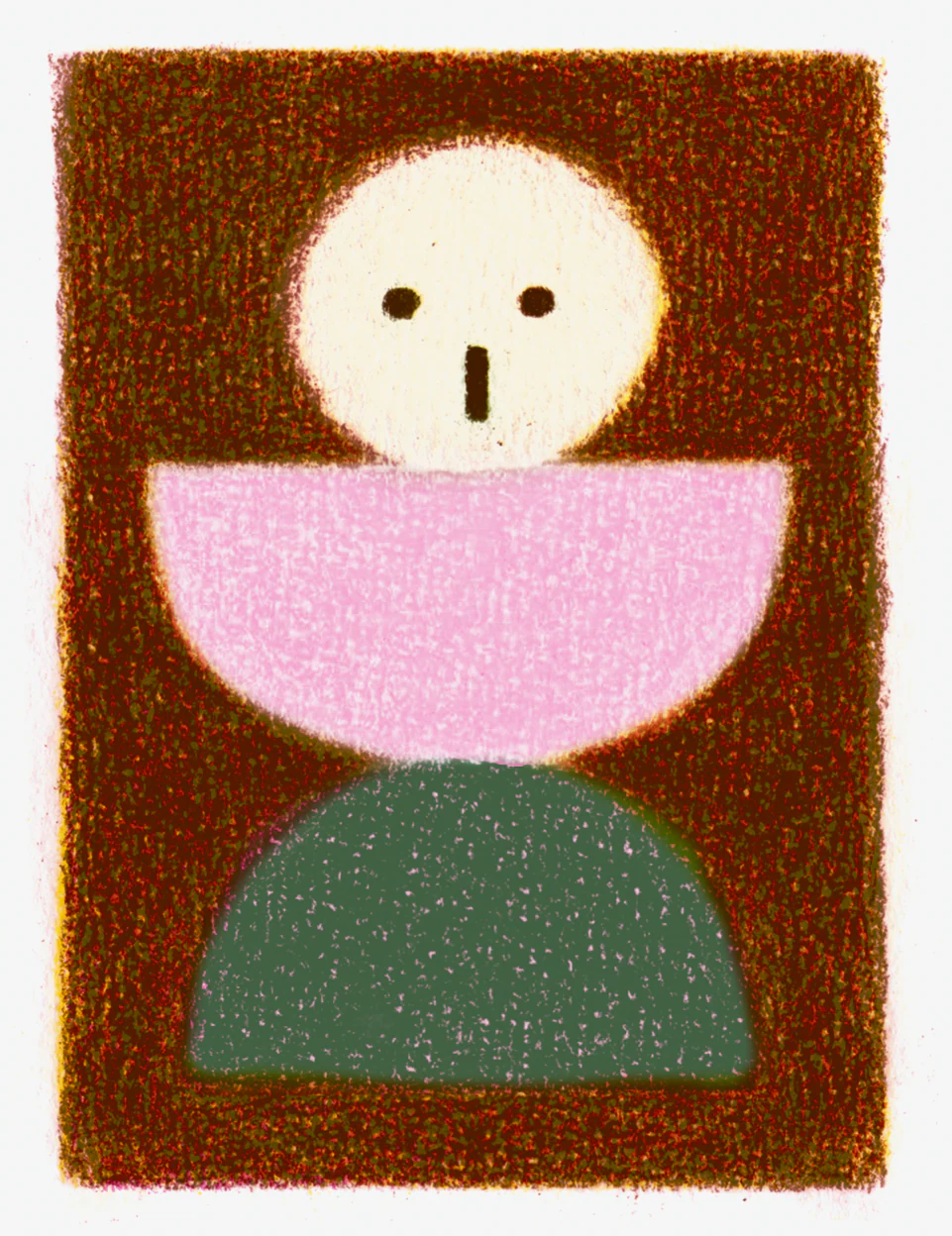 Affiche risographie 'Bonhomme' - Image 3