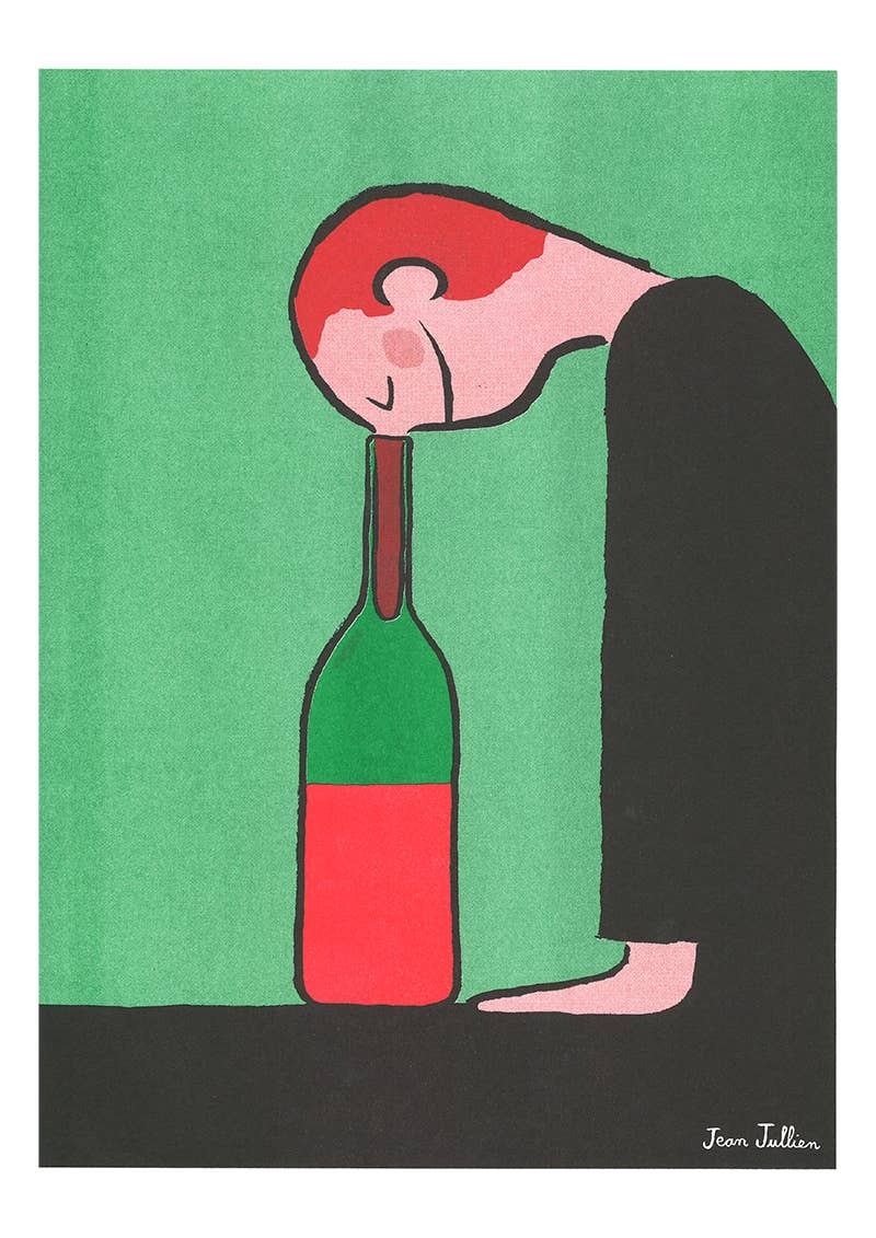 Affiche risographie 'Bouteille' - Image 2
