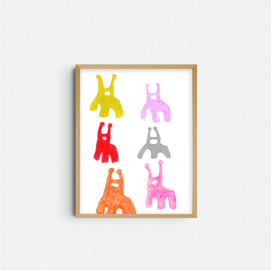 Affiche 'Chaises'