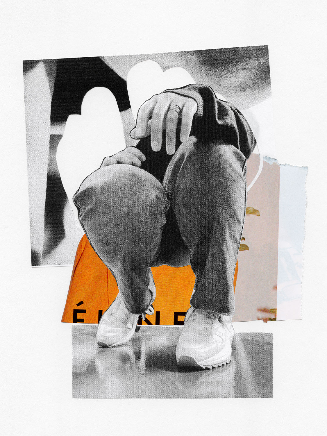Affiche collage 'Une intention qui t’accompagne' - Image 2