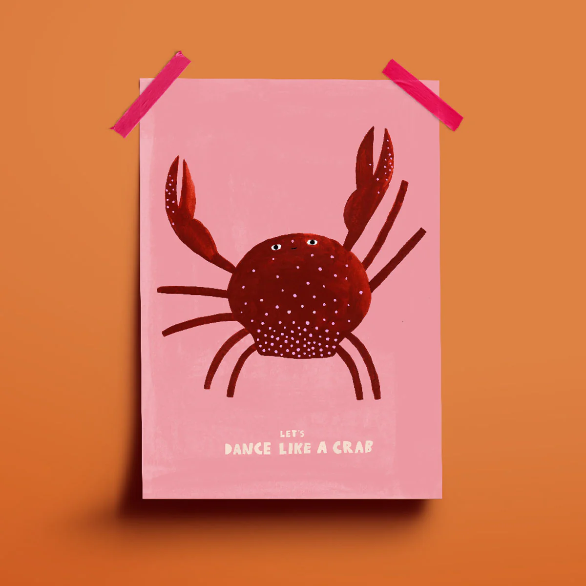 Affiche 'Dancing Crab' [tel quel]