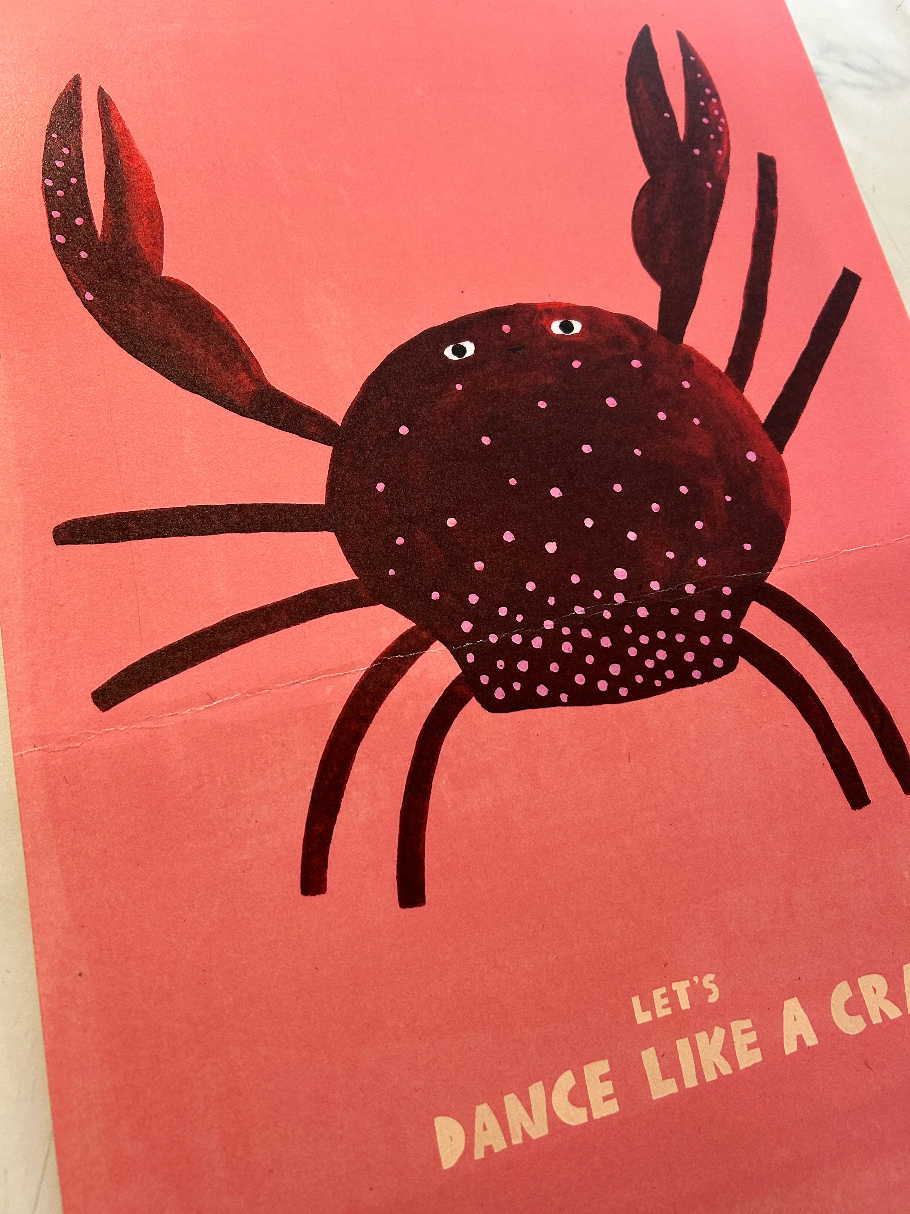 Affiche 'Dancing Crab' [tel quel] - Image 2
