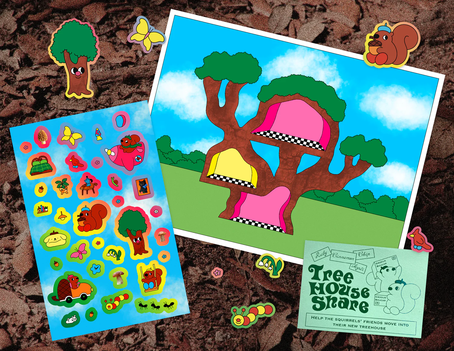 Affiche DIY 'Treehouse' - Image 2