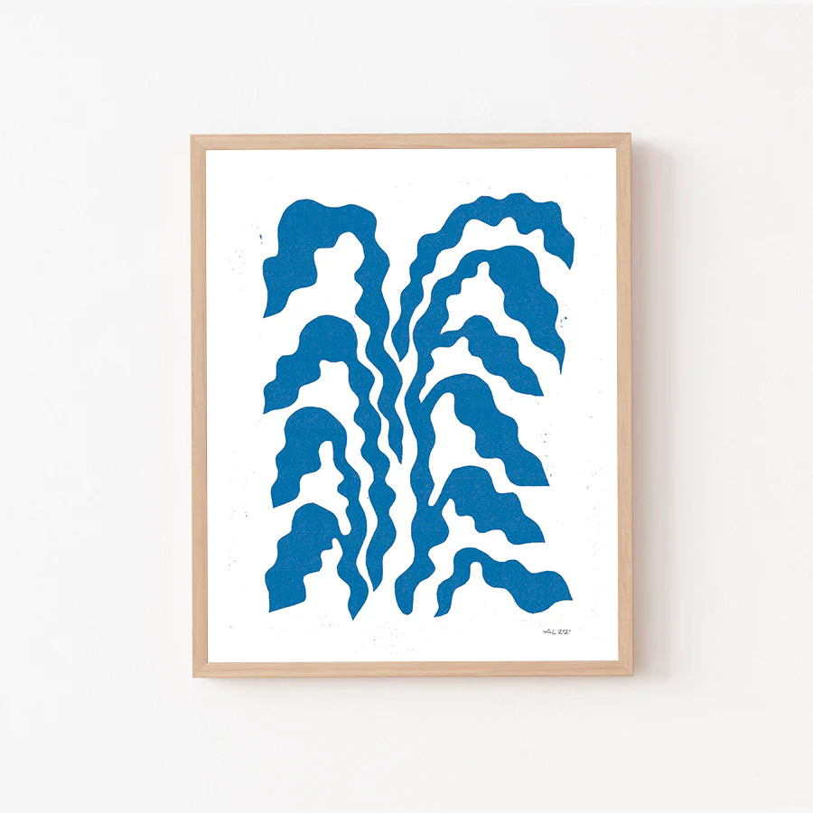 Affiche 'Fanée Bleu'