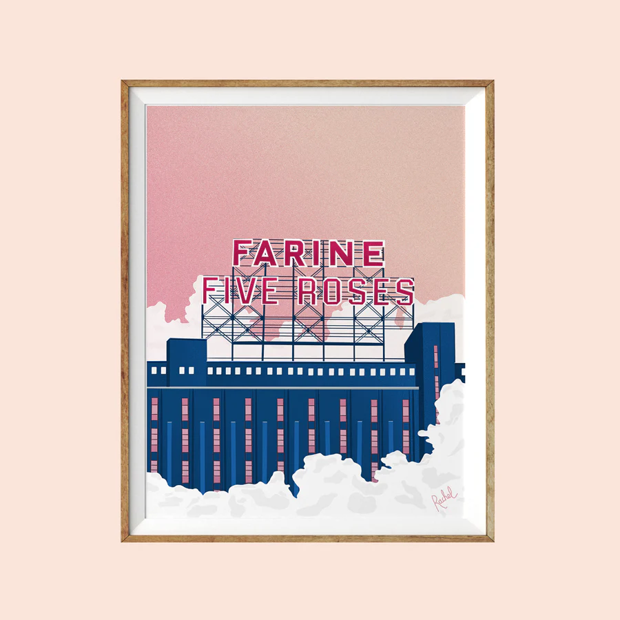 Affiche 'Farine Five Roses Sunset' [Formats variés]