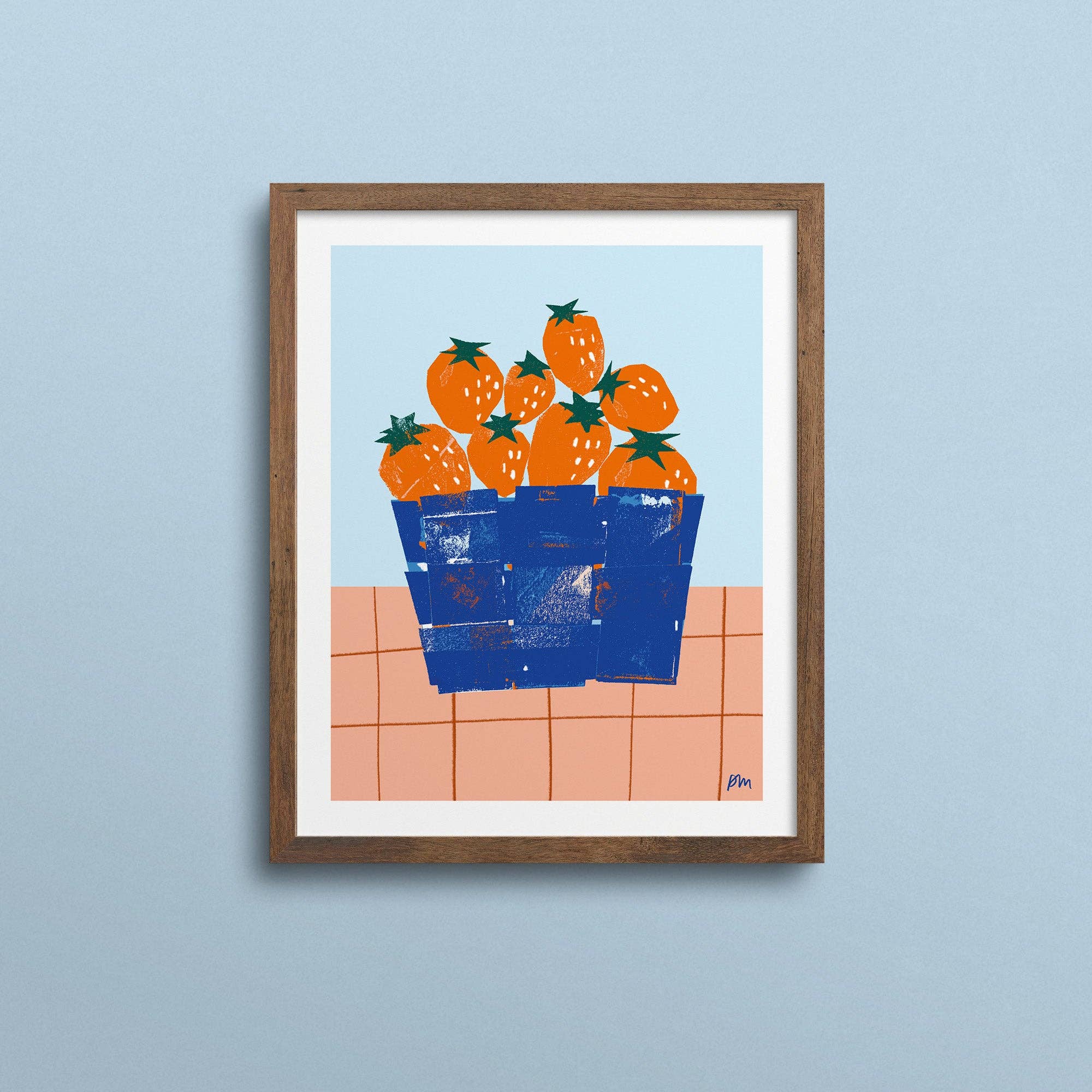 Affiche 'Fraises'