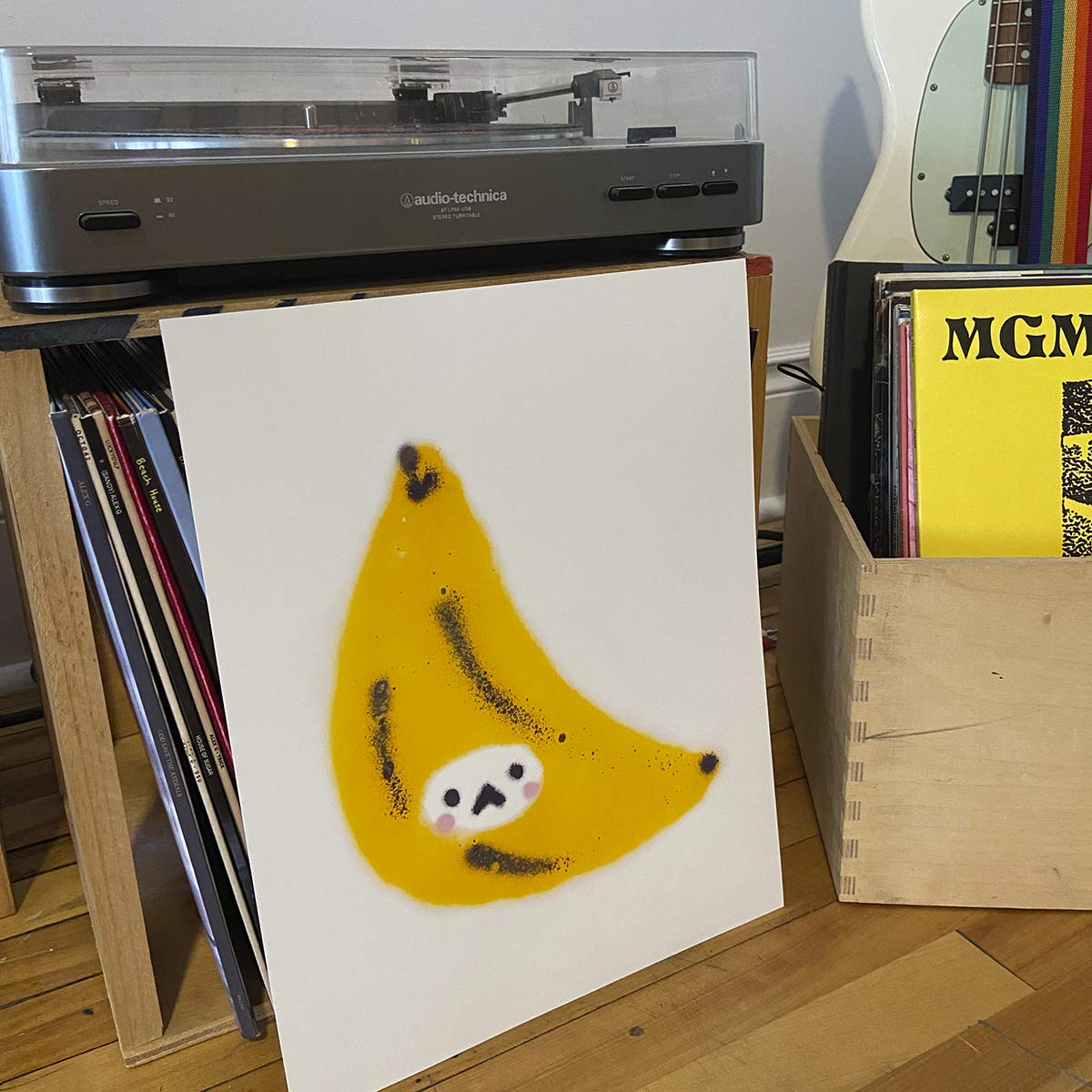 Affiche Fruits Félins 'Banane' - Image 2