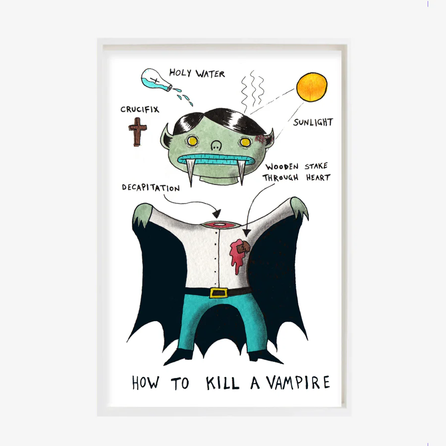 Affiche 'How to kill a Vampire'