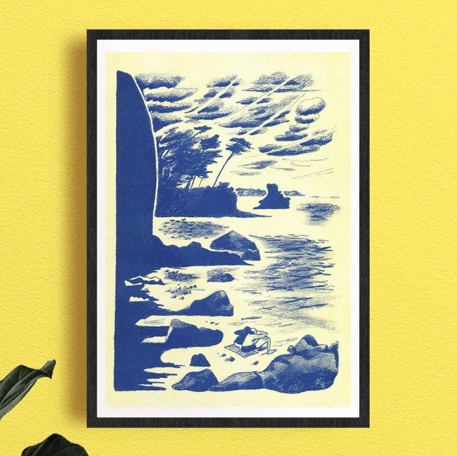Affiche risographie 'Island of Bréhat' - Image 2