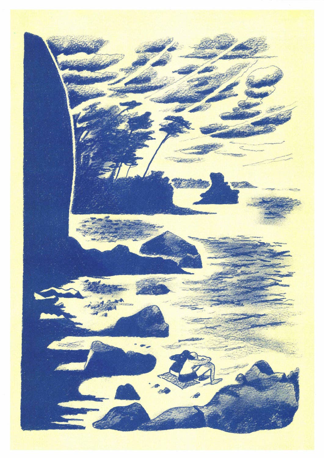 Affiche risographie 'Island of Bréhat' - Image 3