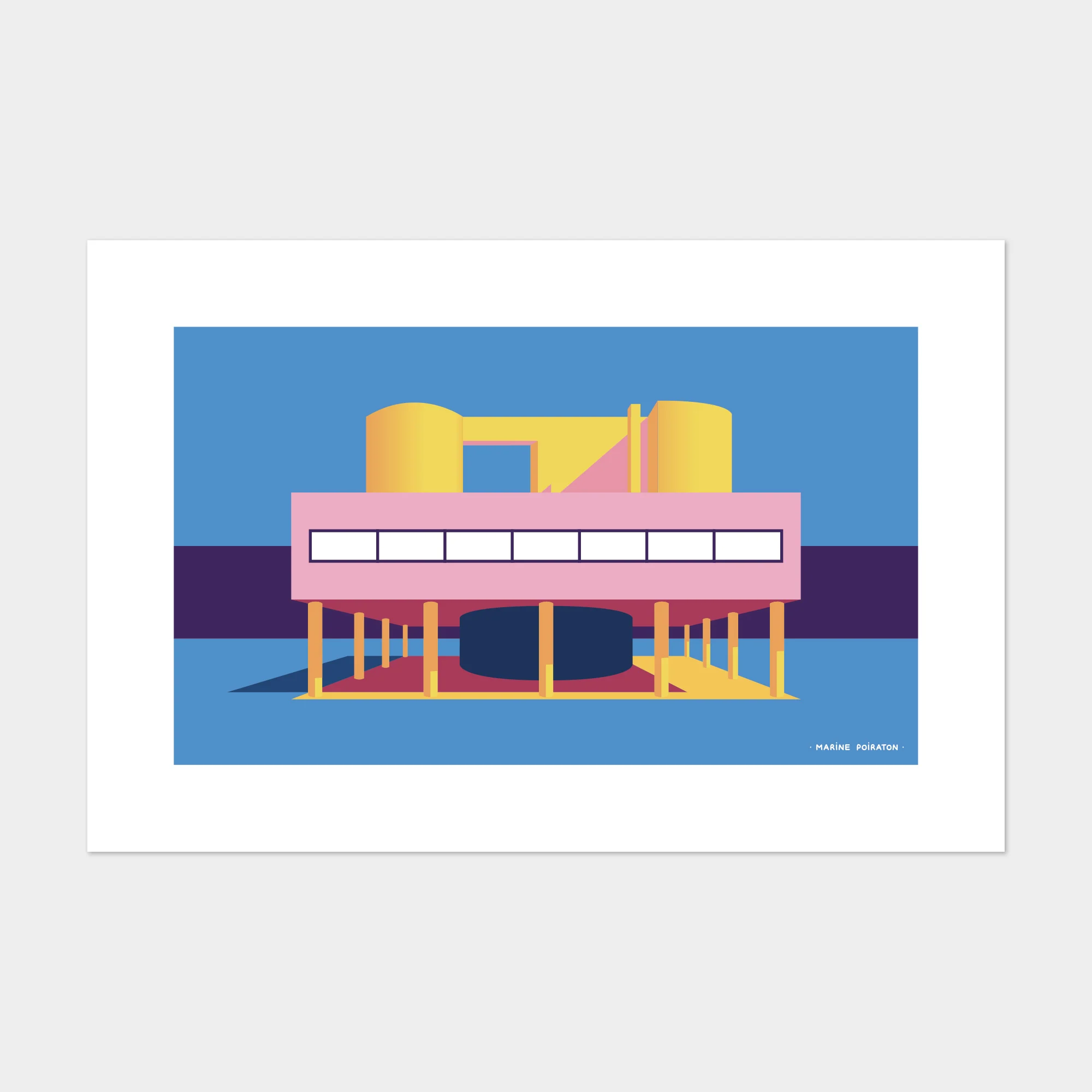 Affiche 'Le Corbusier'