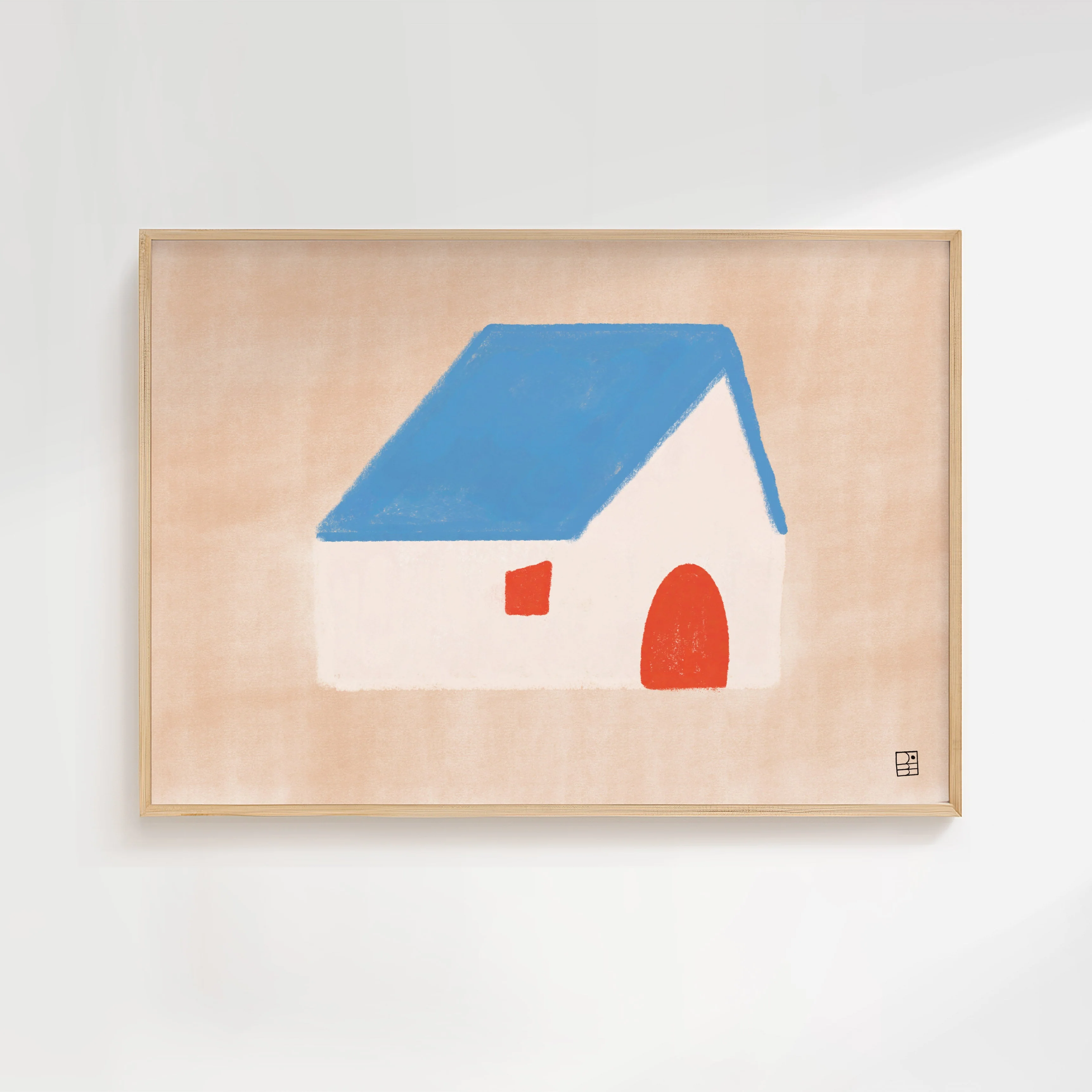 Affiche 'Maison Bleu'