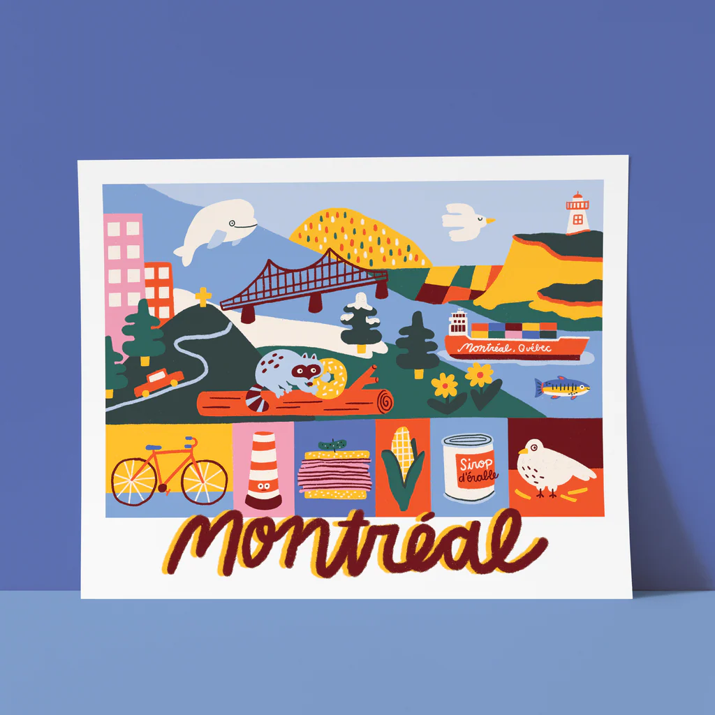 Affiche 'Montréal, Québec'