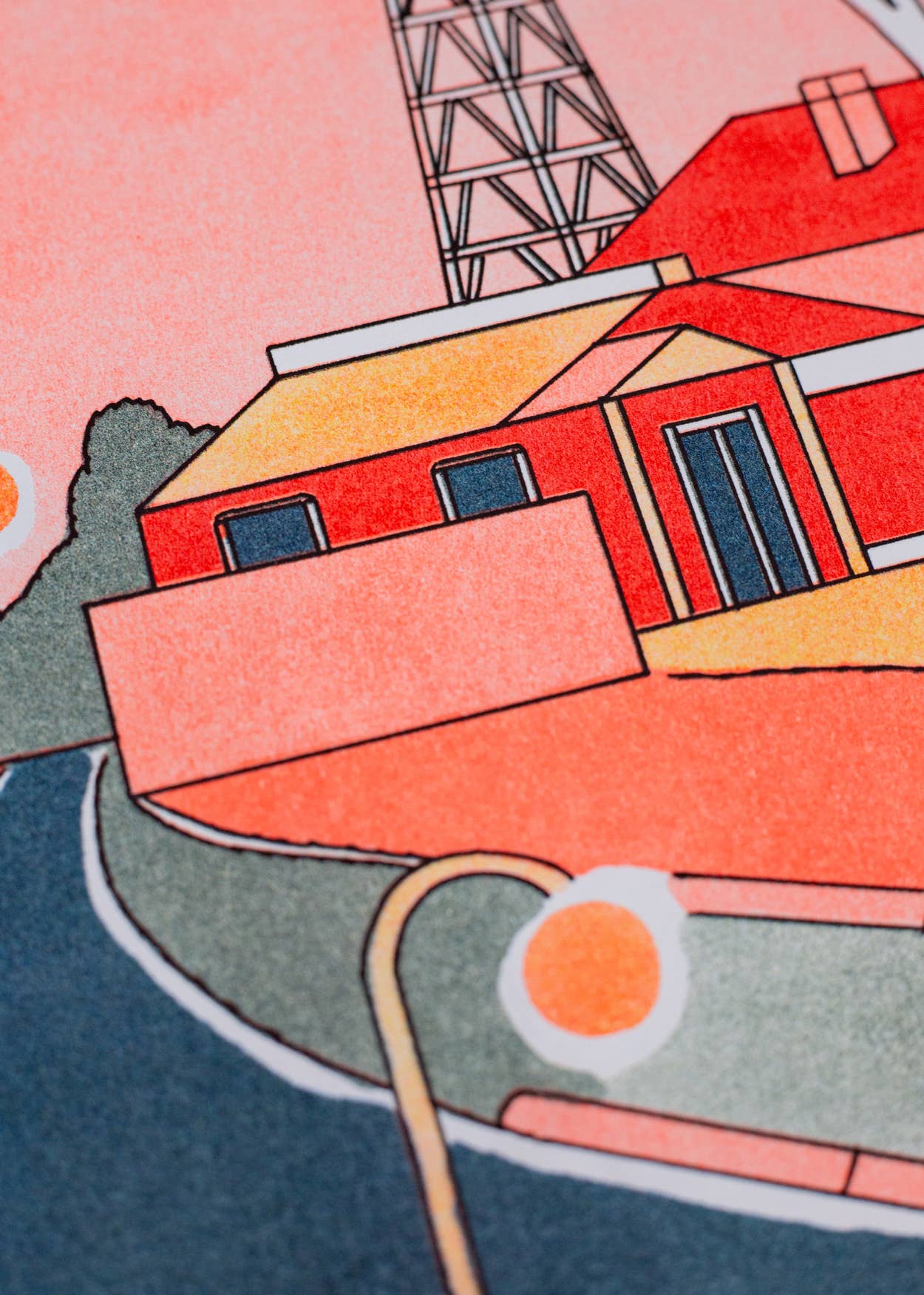 Affiche risographie 'Nowhere in Australia' - Image 3
