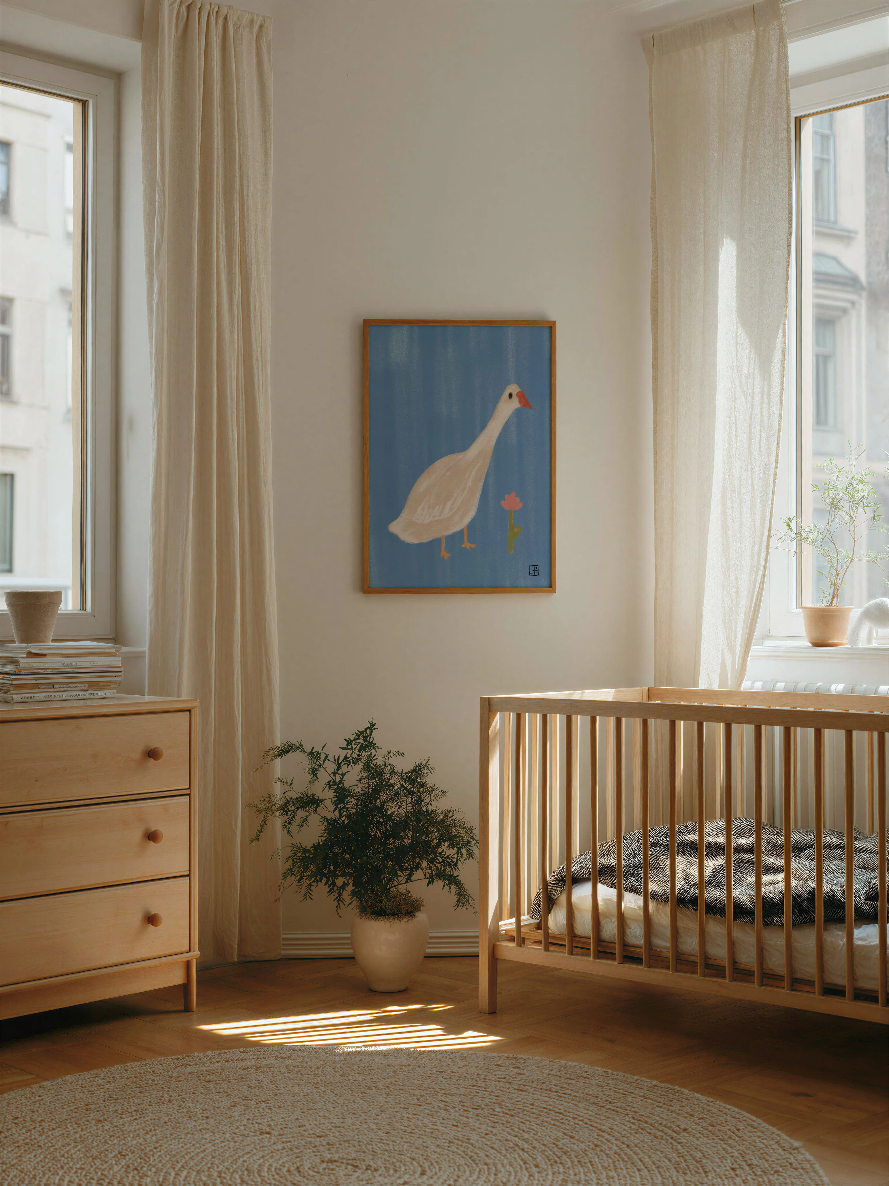 Affiche 'Oie Fleur' - Image 2