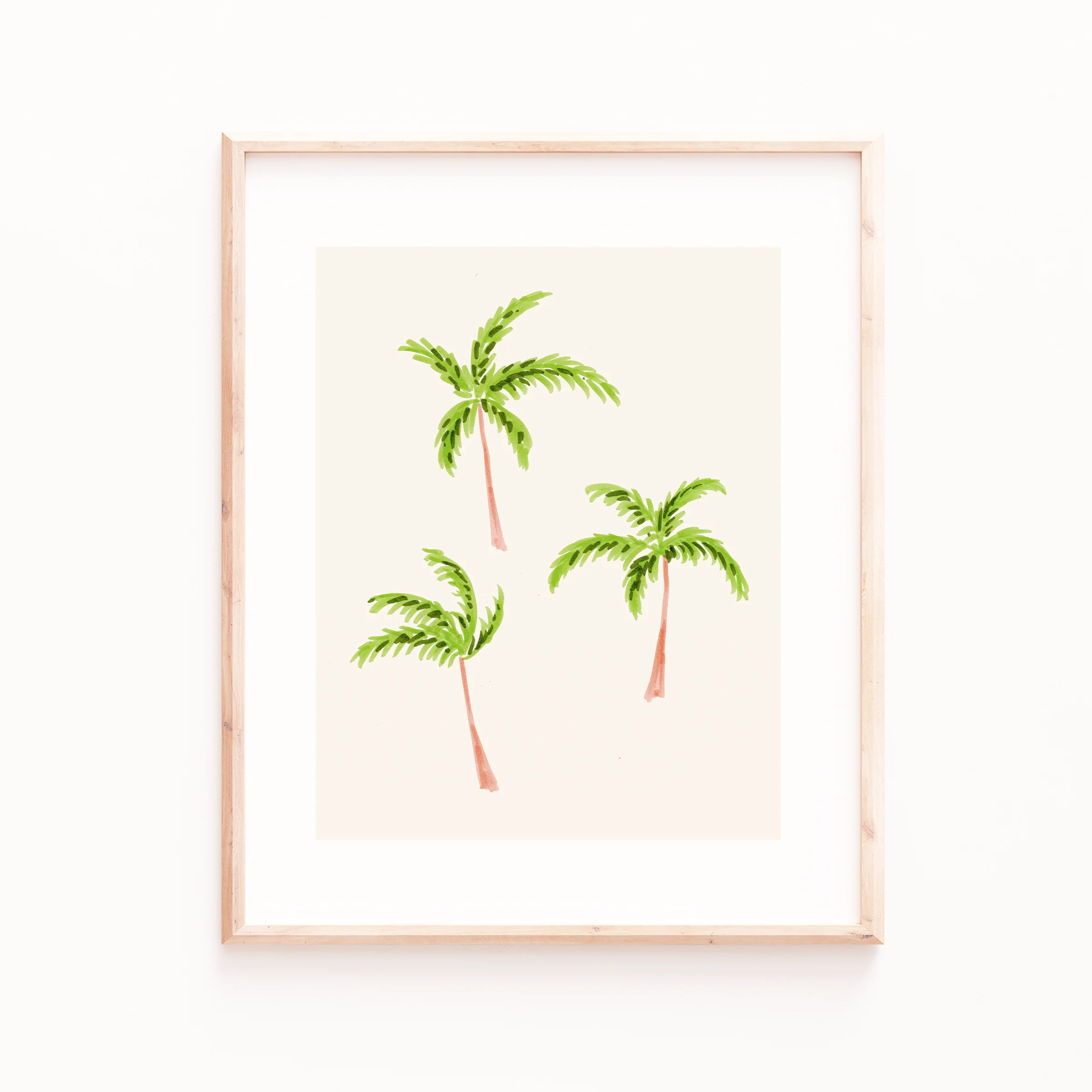 Affiche 'Palm Trees'