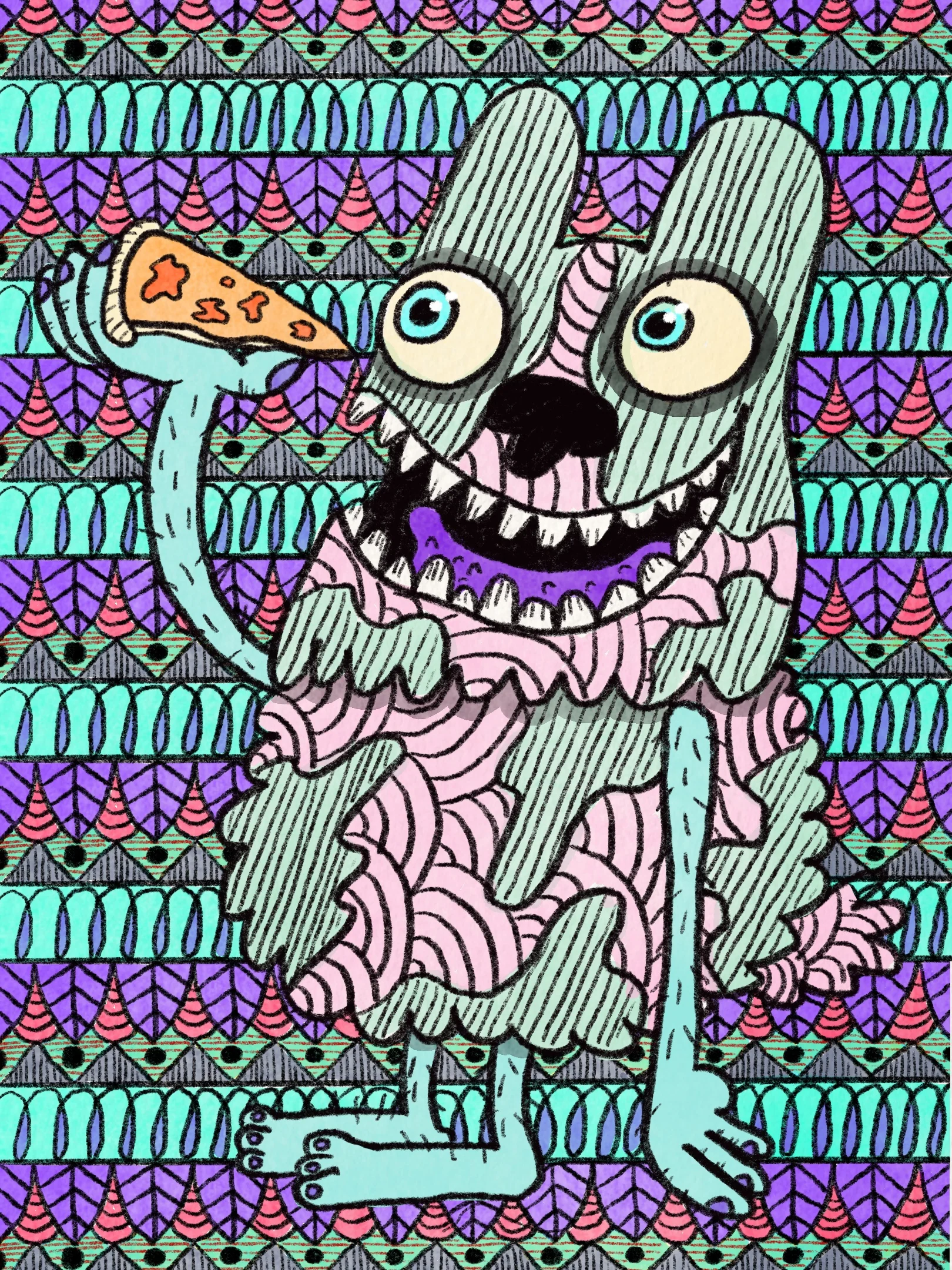 Affiche 'Pizza Party' - Image 2