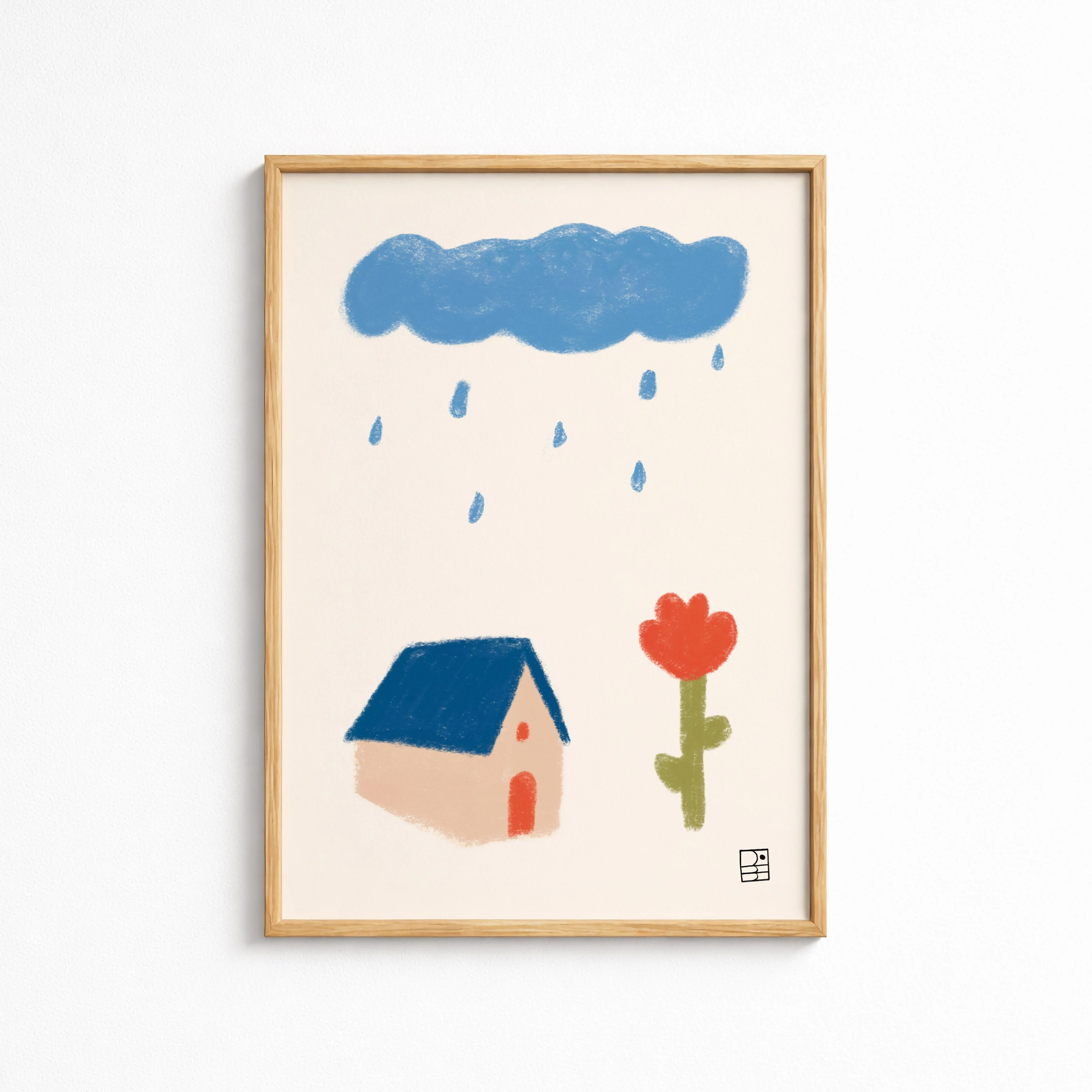 Affiche 'Pluie'