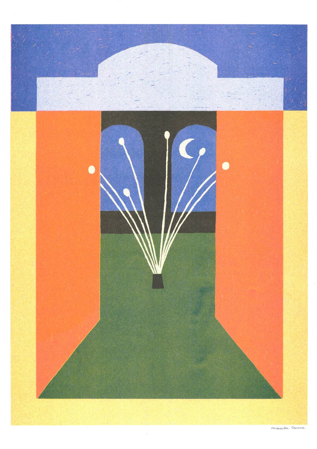 Affiche risographie 'Alhambra' - Image 2