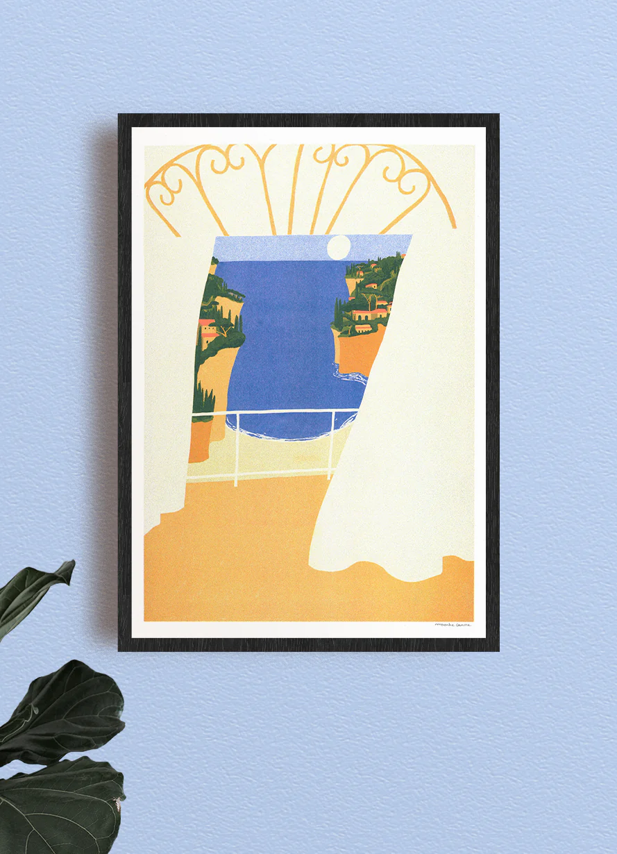 Affiche risographie 'Balcony Bay' - Image 2