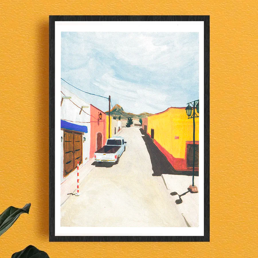 Affiche risographie 'Bernal, Mexico' - Image 2