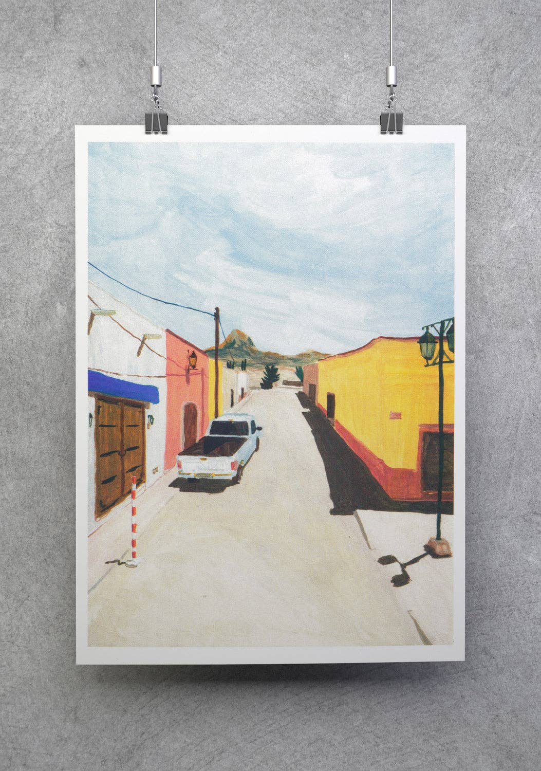 Affiche risographie 'Bernal, Mexico' - Image 3
