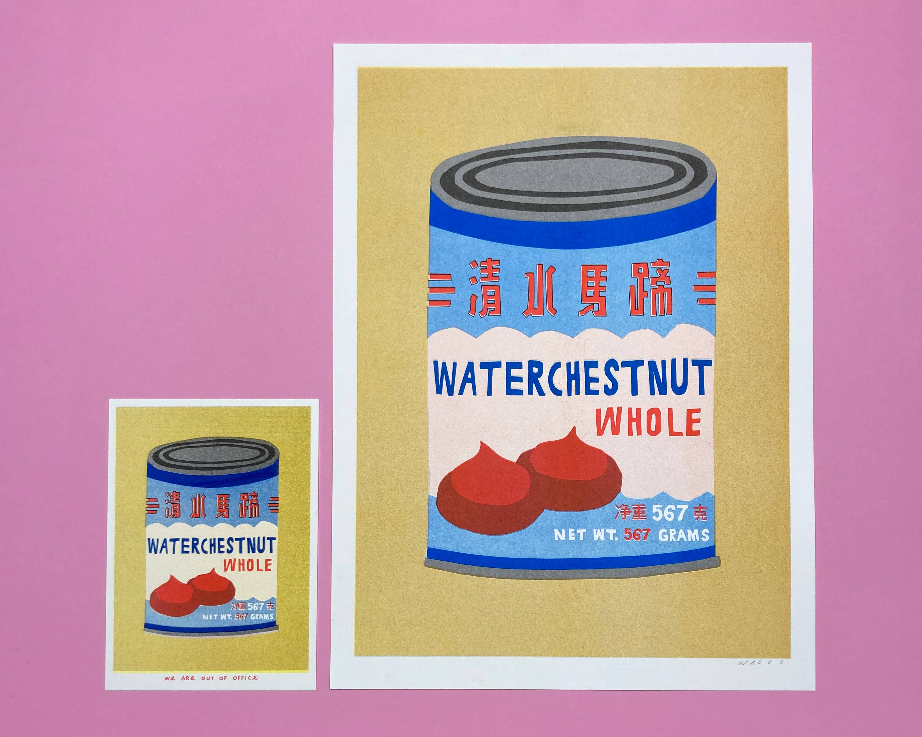 Affiche risographie 'Can Water Chestnuts' - Image 6