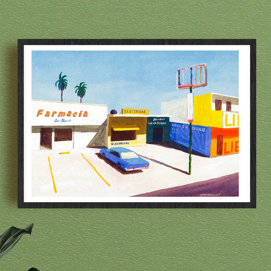 Affiche risographie 'Chihuahua, Mexico' - Image 3