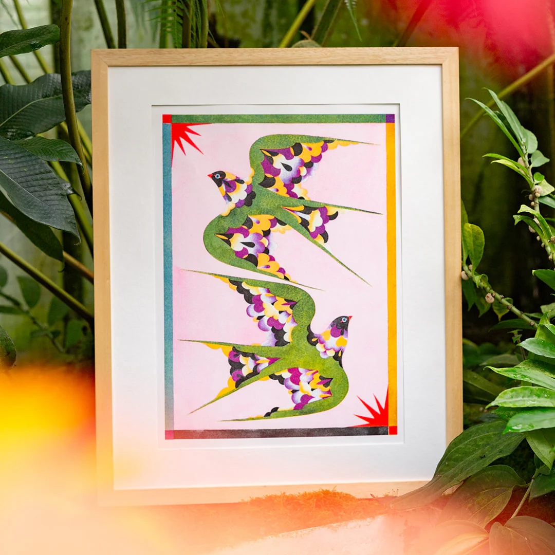 Affiche risographie 'Dance' - Image 2