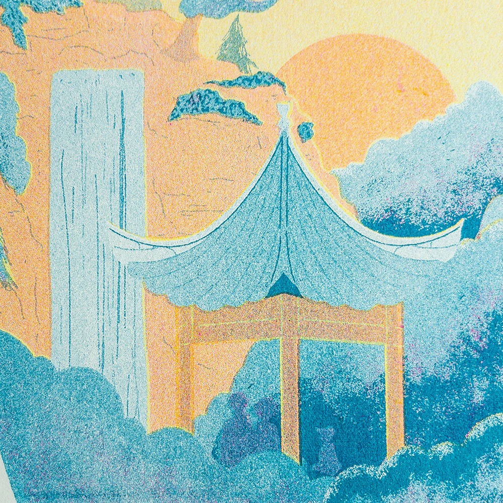 Affiche risographie 'Jardin Botanique' - Image 3