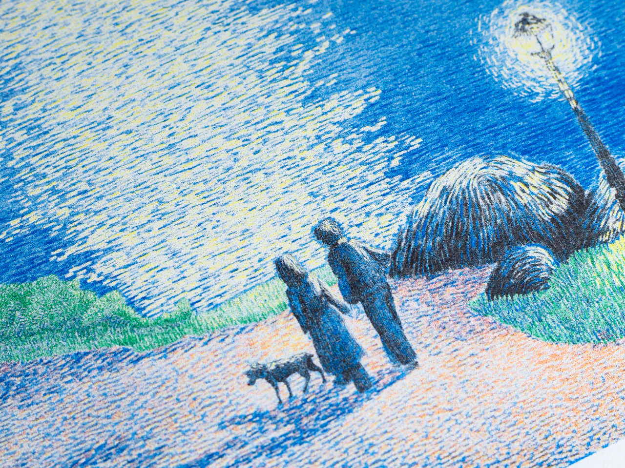 Affiche risographie 'La Nuit étoilée (Vincent van Gogh)' - Image 5