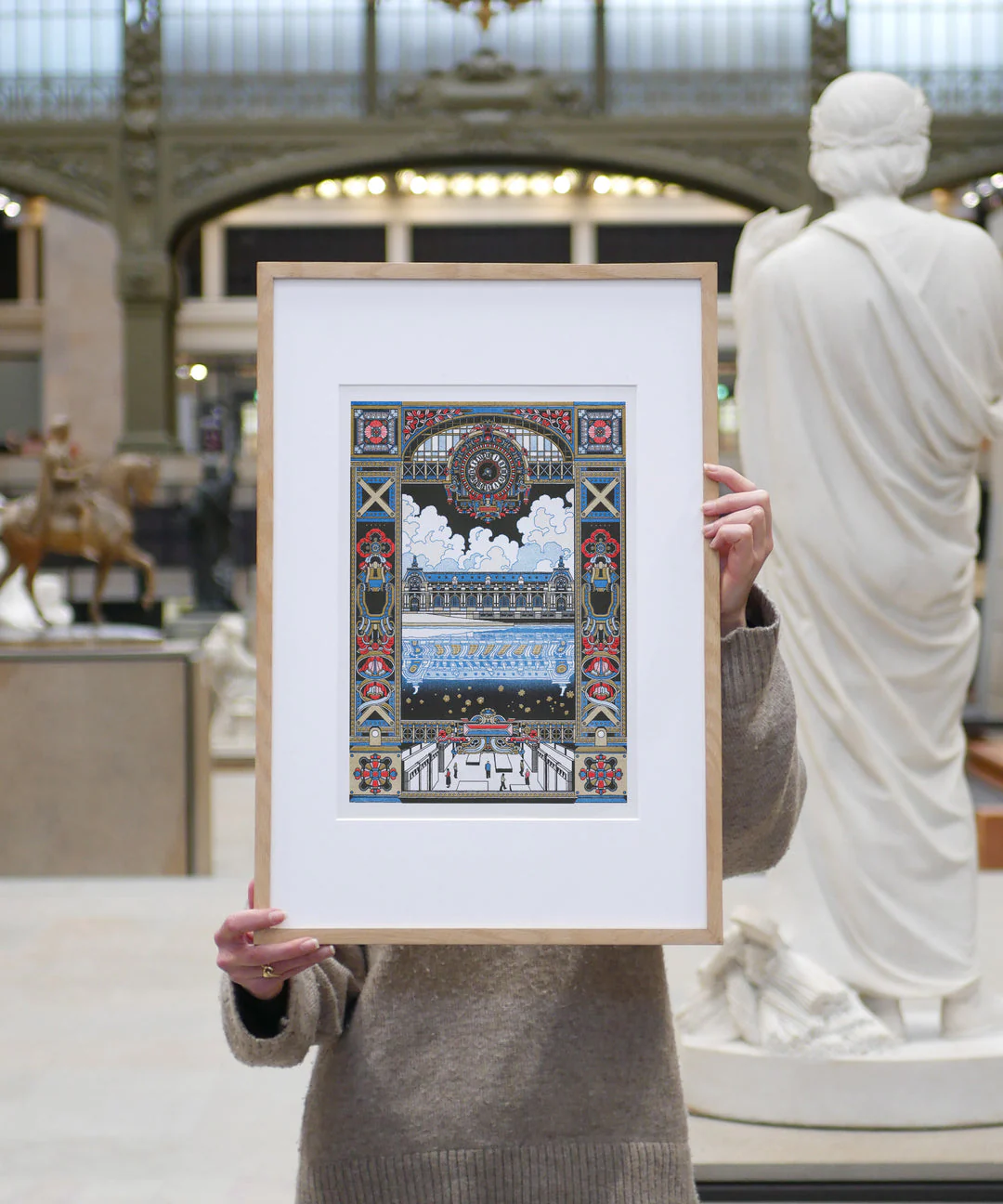 Affiche risographie 'Le musée d'Orsay, Paris' - Image 3