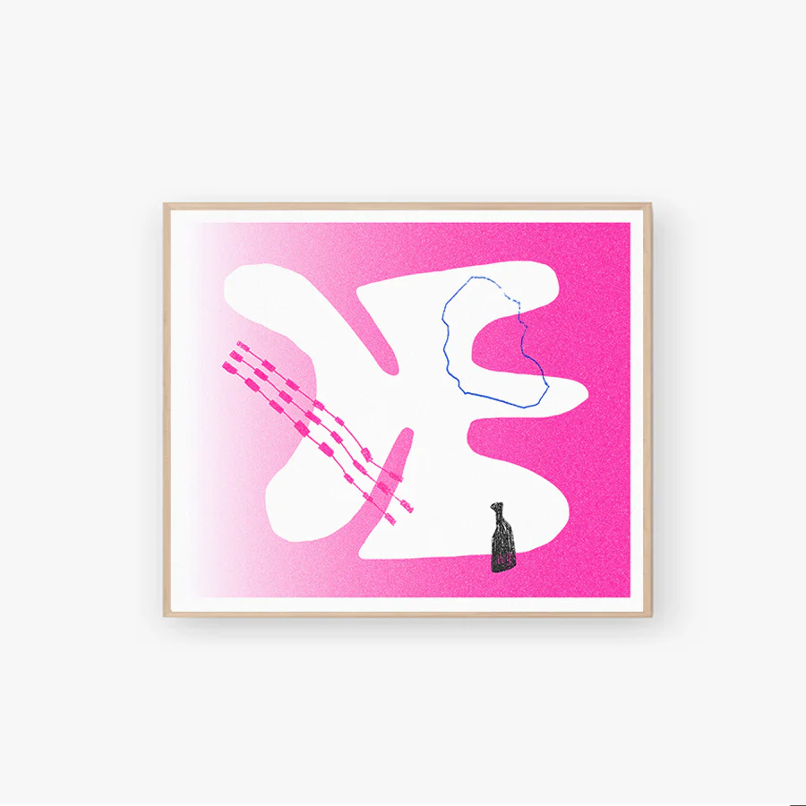 Affiche risographie 'Liquéfiés'