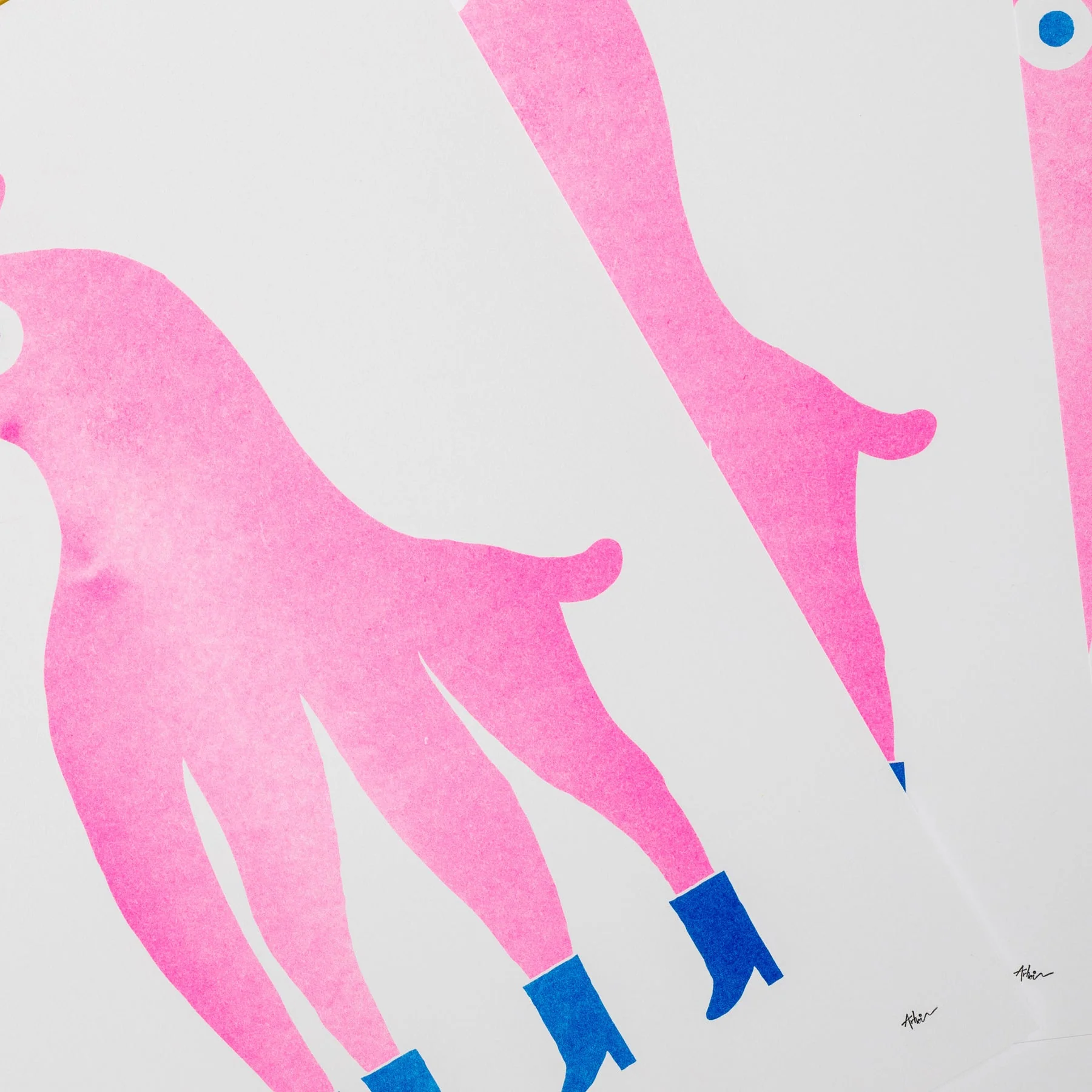 Affiche risographie 'Milewalker #1' - Image 2