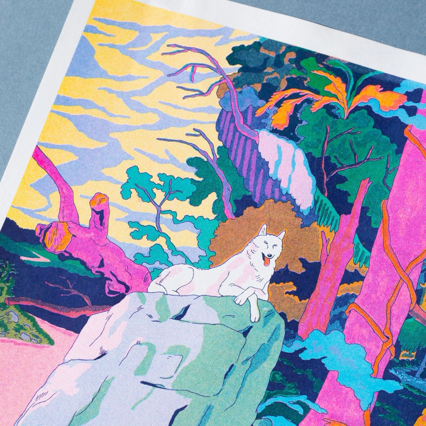 Affiche risographie Miyazaki - La princesse Mononoke - Image 4