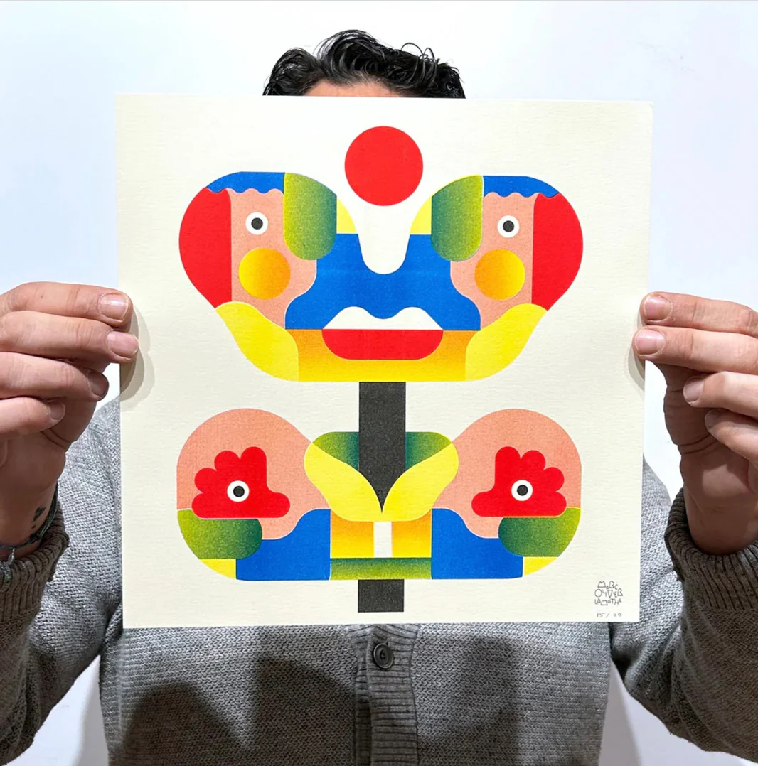 Affiche risographie 'Naoshima' - Image 2