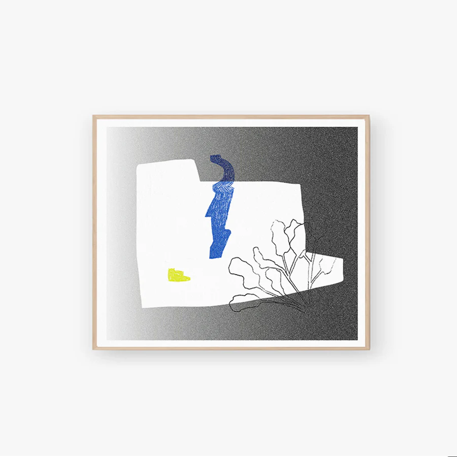 Affiche risographie 'Nature Morte'