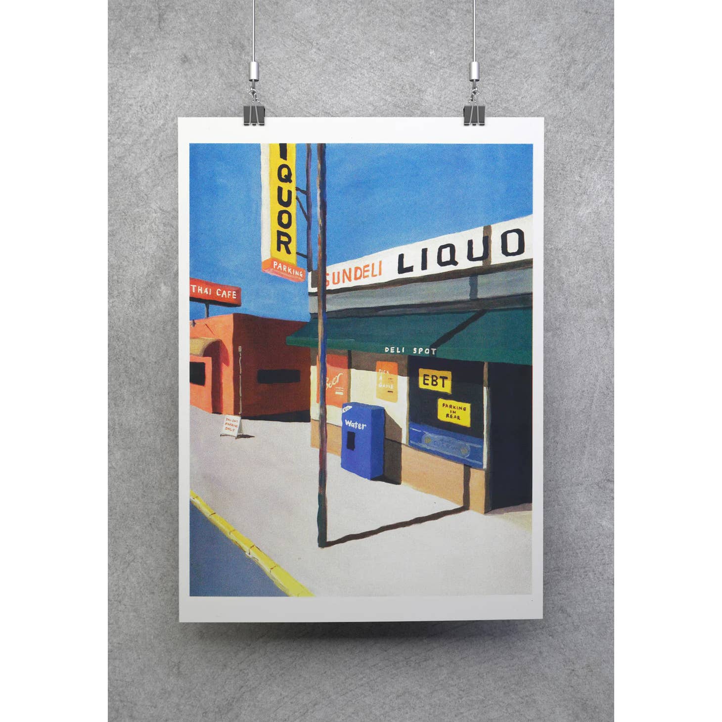 Affiche risographie 'Pacific Coast, Highway' - Image 2