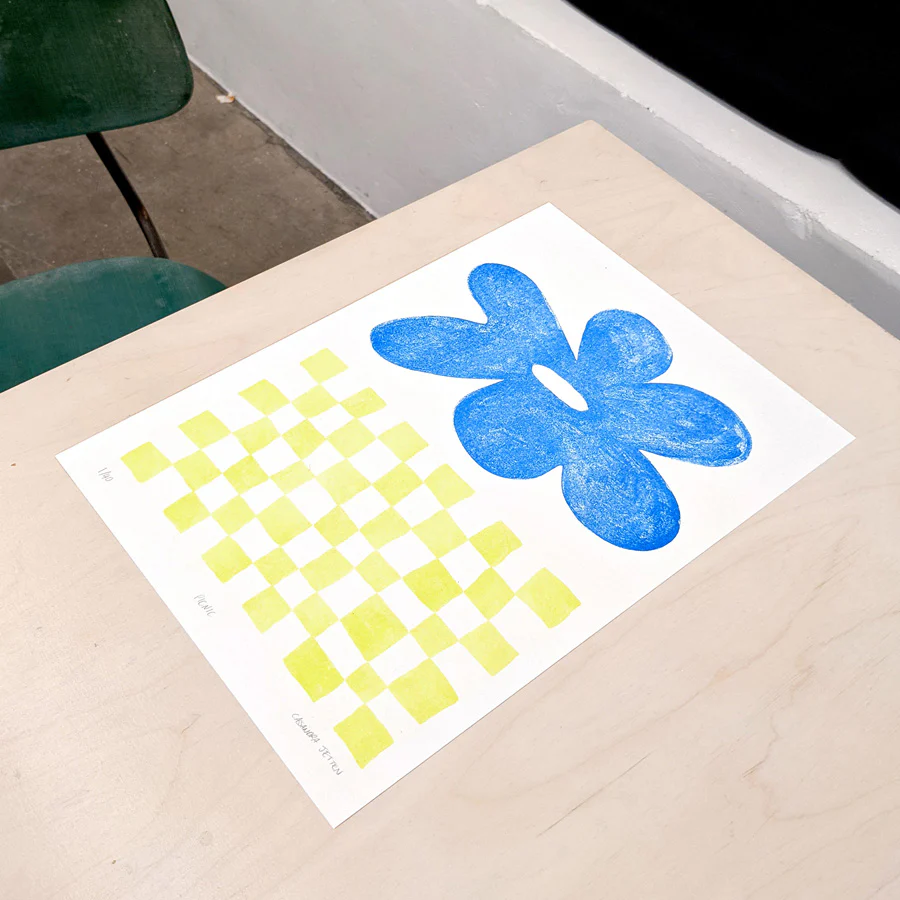 Affiche risographie 'Picnic'