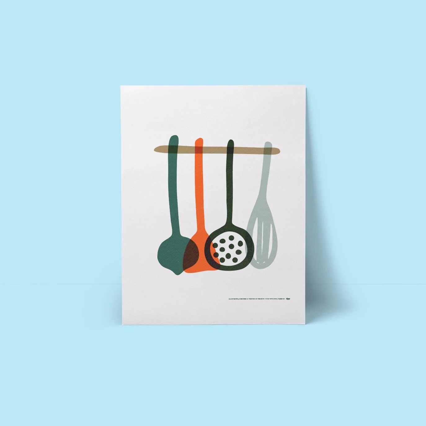 Affiche risographie 'Stirring the pot!' - Image 2