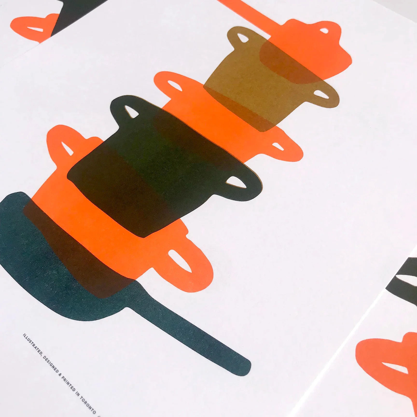 Affiche risographie 'Who's Doing the Dishes?' - Image 3