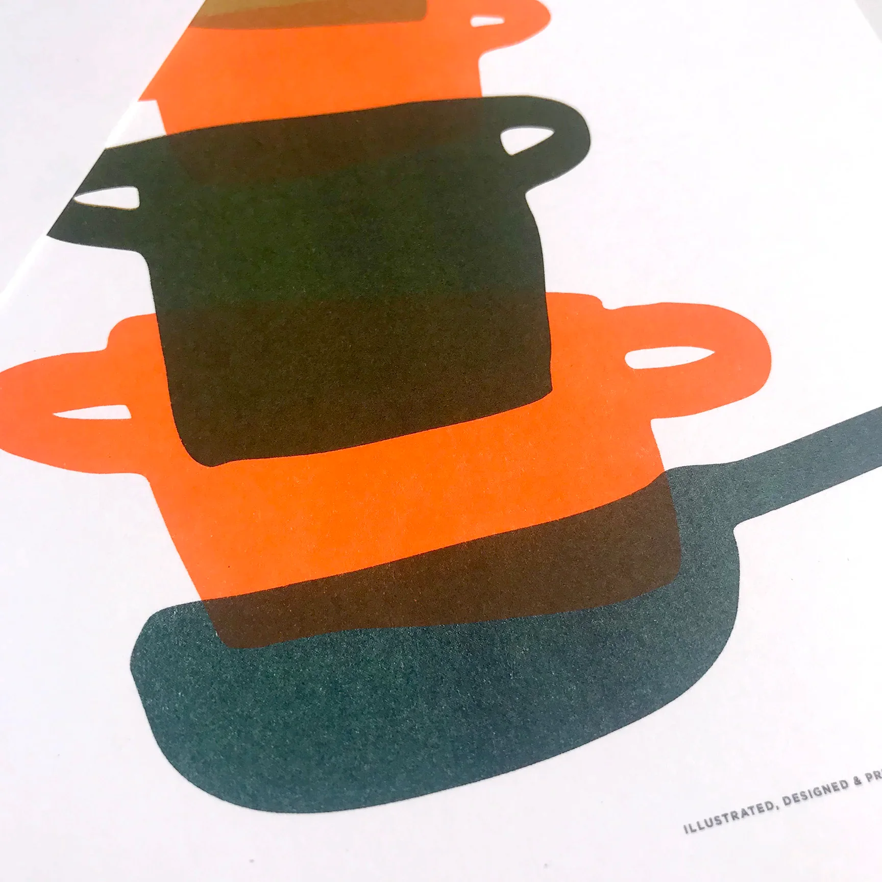 Affiche risographie 'Who's Doing the Dishes?' - Image 4