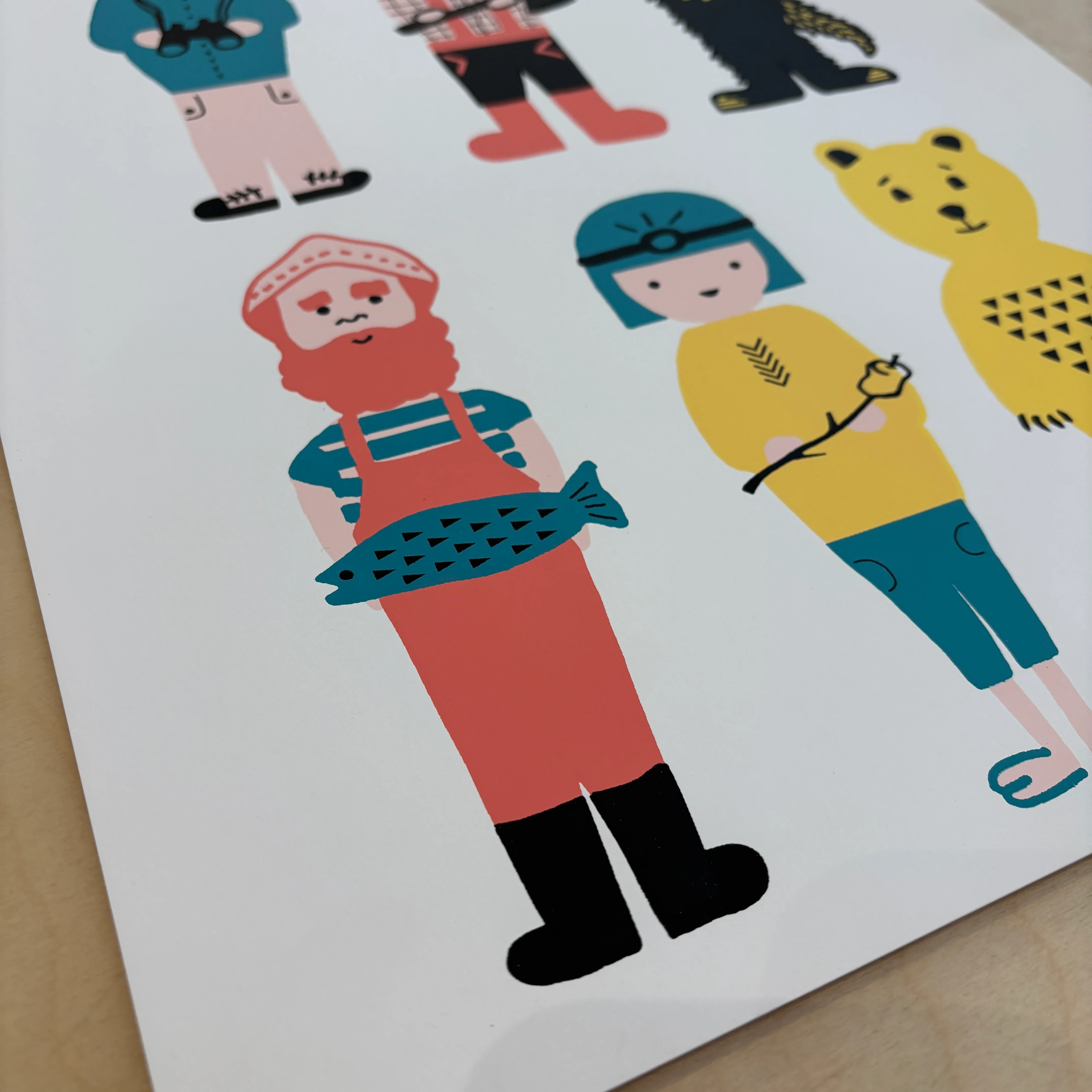 Affiche sérigraphiée 'Méli-mélo' - Image 2