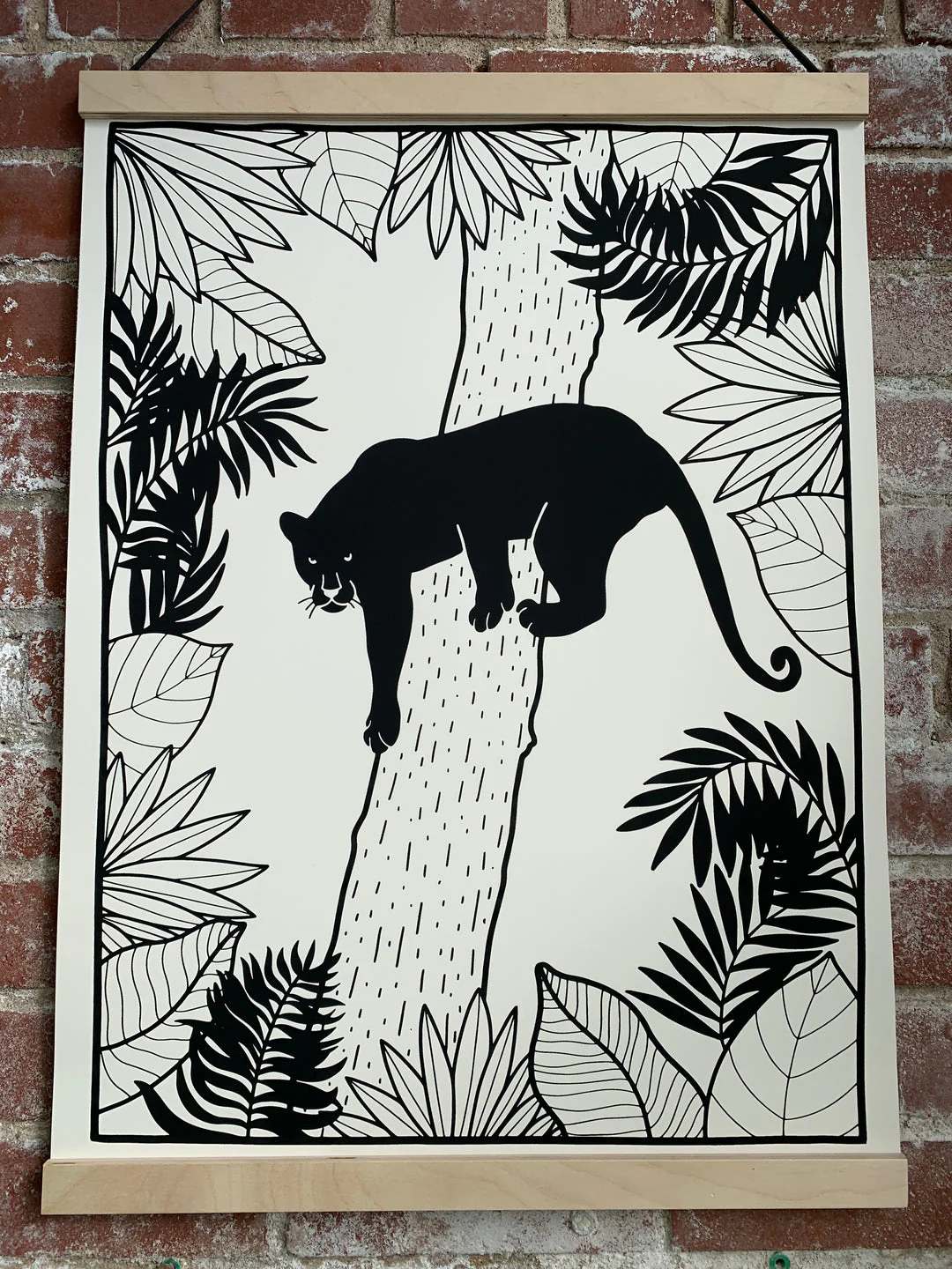 Affiche sérigraphiée 'Panthère' - Image 2