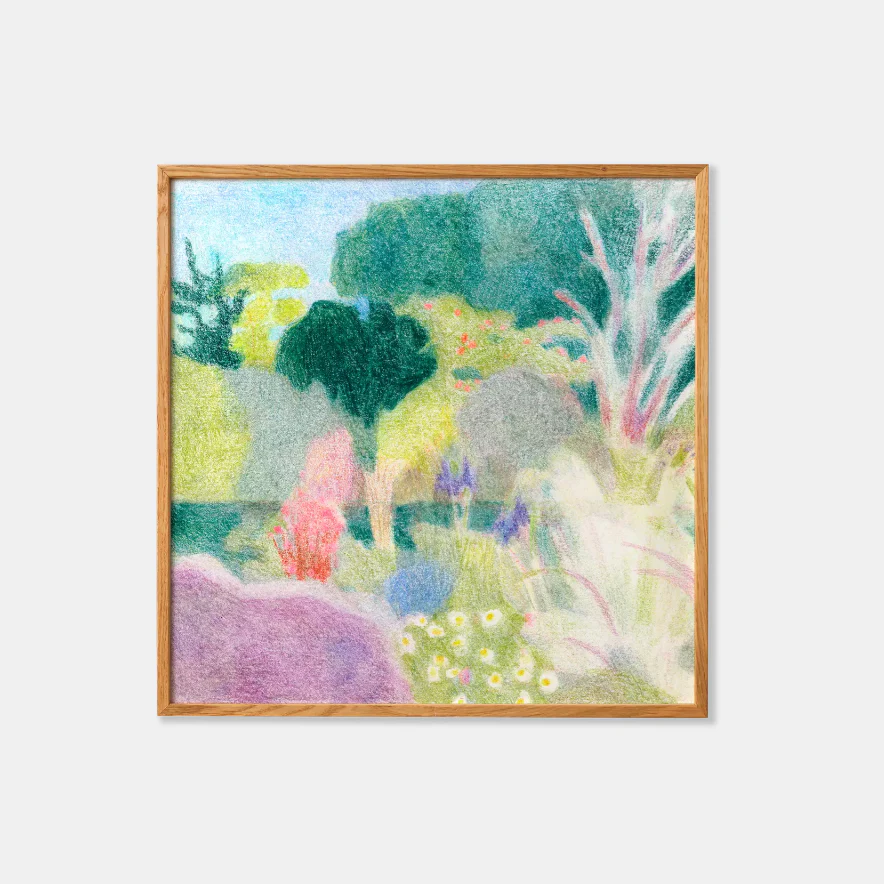 Affiche 'Un Jardin à Kergoët'