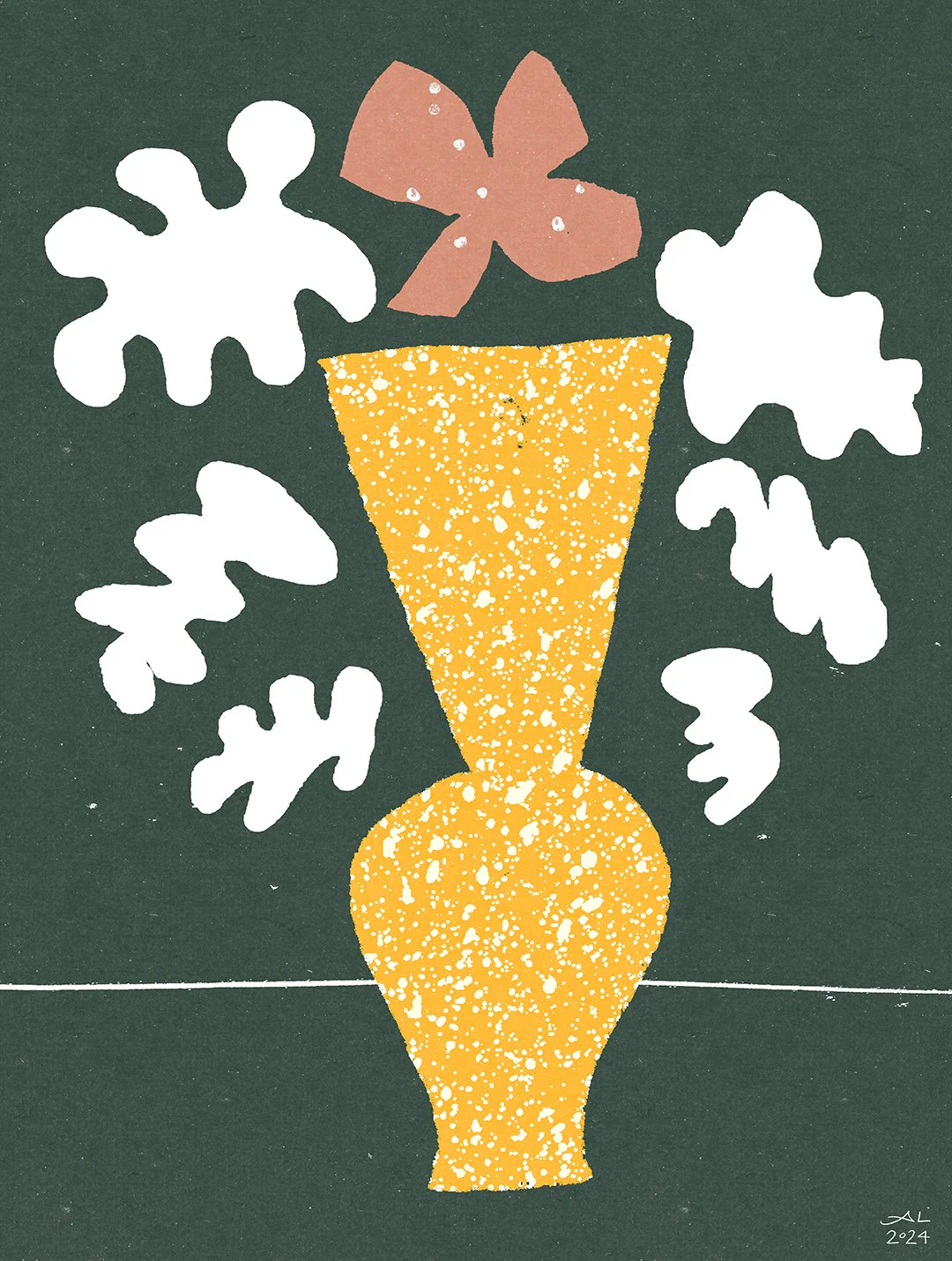 Affiche 'Yellow Speckled Vase' - Image 3