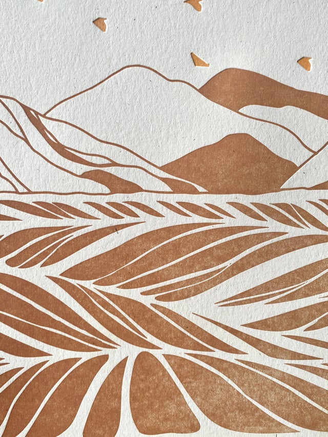 Affiches letterpress 'To the sea' [seul ou en triptyque] - Image 6