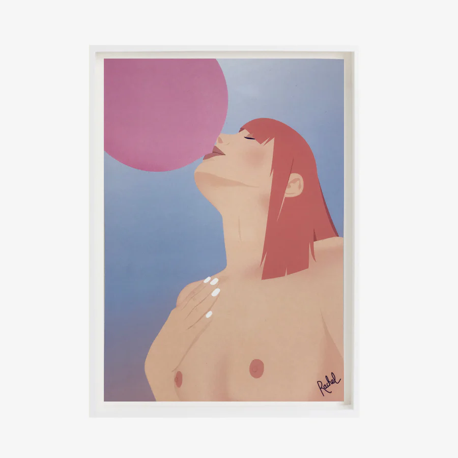 Affichette 'Bubble gum' [deux formats]