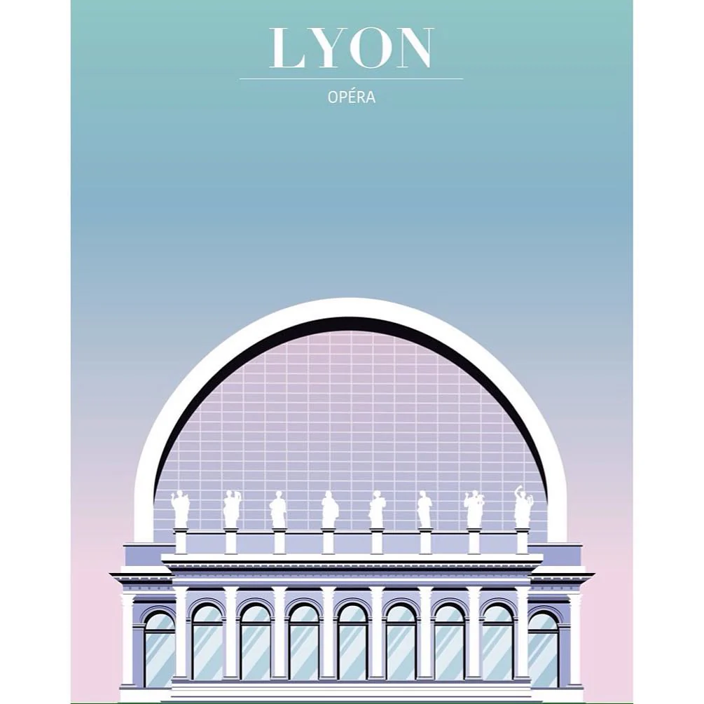Affichette 'Lyon - Opéra' - Image 2