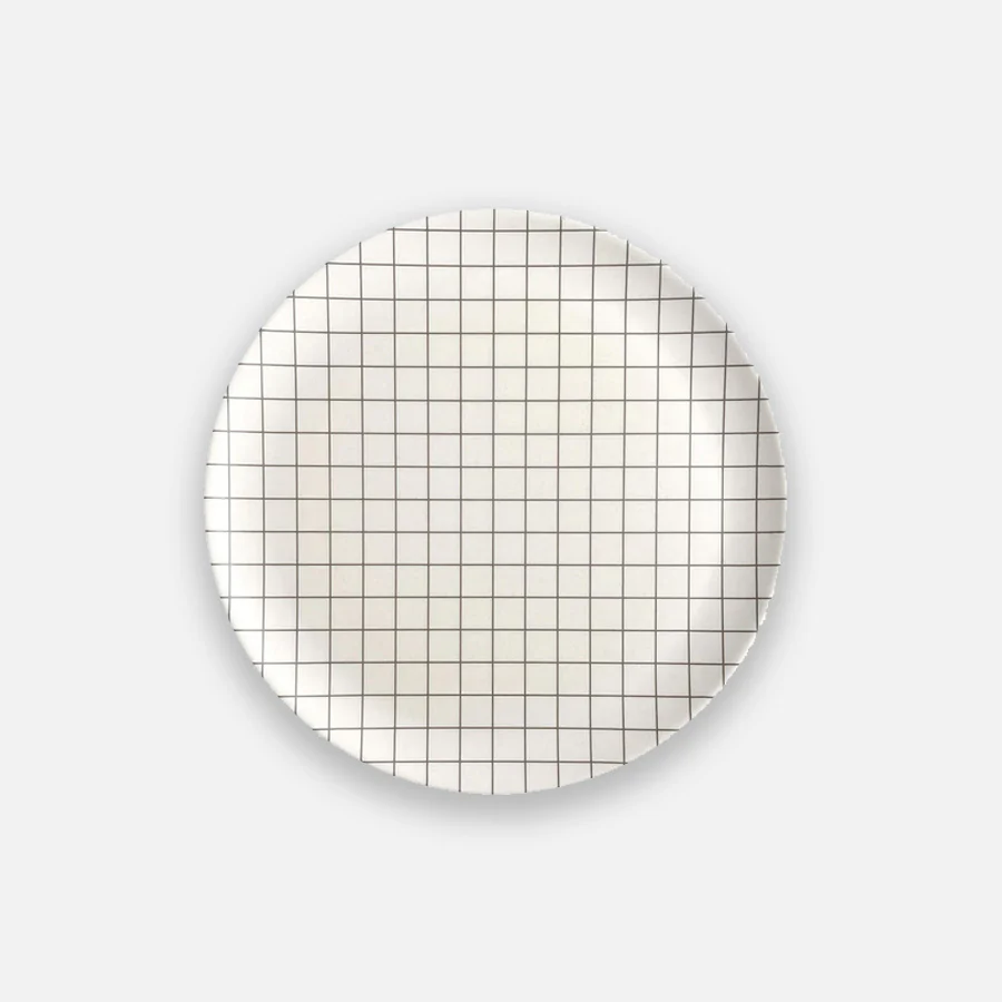 Assiette à salade en bambou Métrique